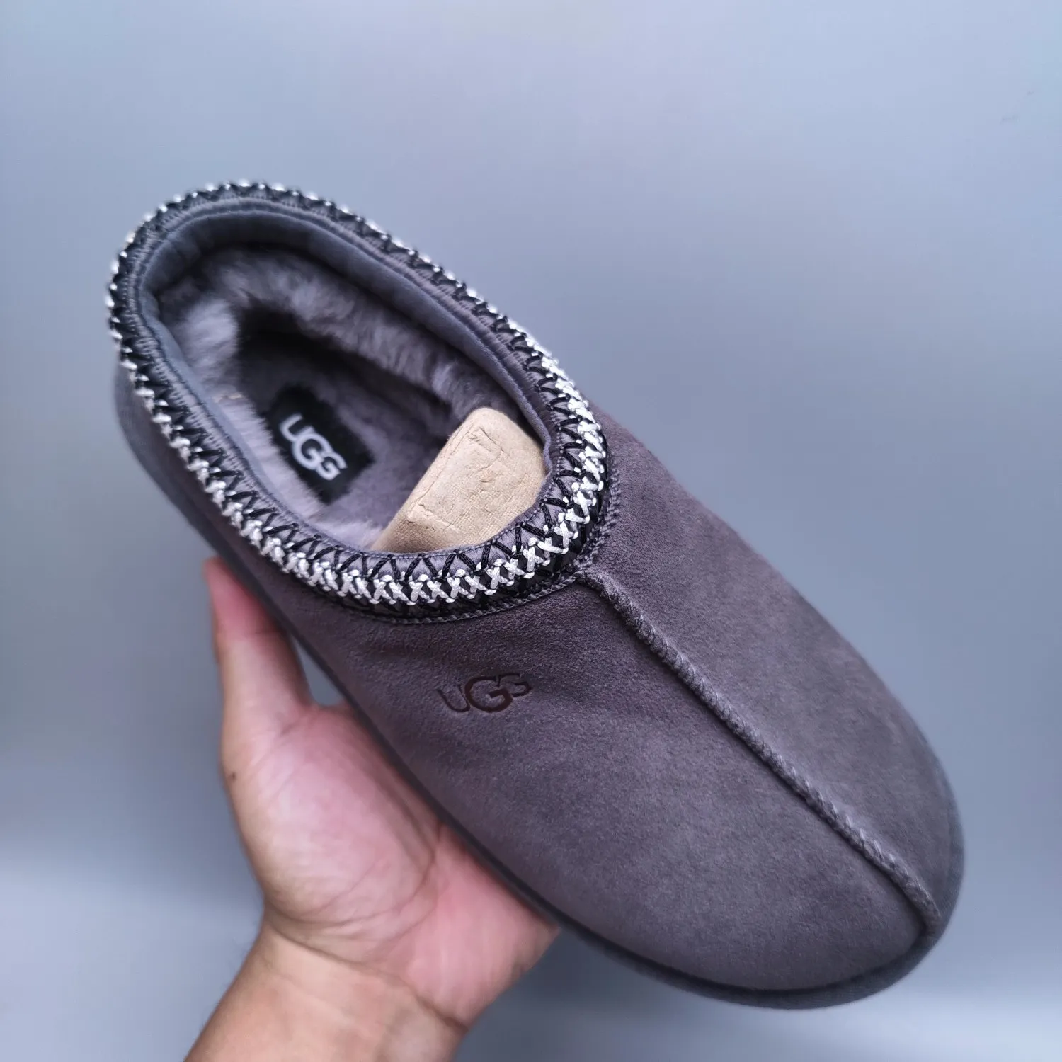 💰440 UGG sheepskin one-piece snow boots for women 5955 men's shoes 5950 one-legged home style for men and women Color: Maroon Black Sand Gray Chocolate Number: 35-45